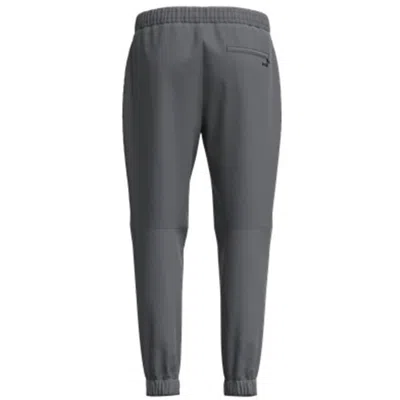 Hugo Boss Solid Casual Trousers In Black