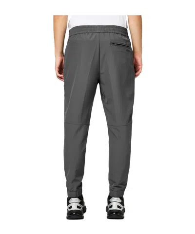Hugo Boss Solid Casual Trousers In Black