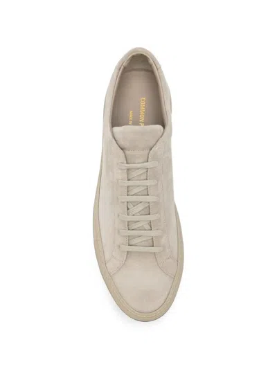 Common Projects Suede Sneakers In Gray