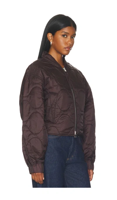 Agolde Iona Jacket In Brown