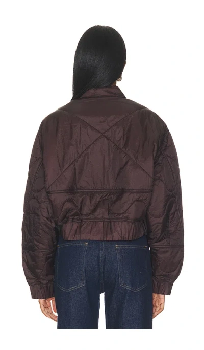 Agolde Iona Jacket In Brown