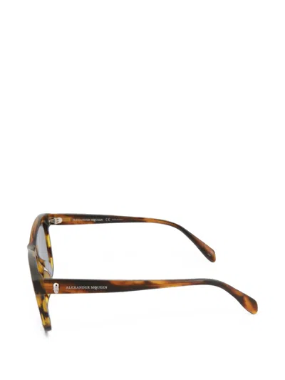 Alexander Mcqueen Square-frame Sunglasses In Multi