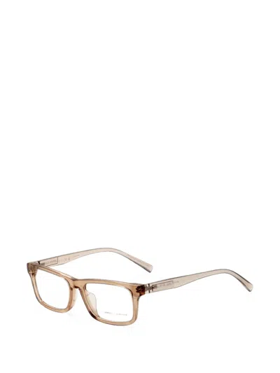 Armani Exchange Rectangle-frame Glasses In Neutral