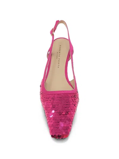 Madison Maison Sequence Snip Toe Slingback Heel In Multi