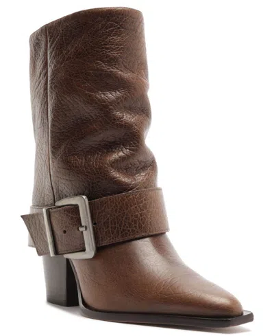 Schutz Parker Leather Boot In Multi
