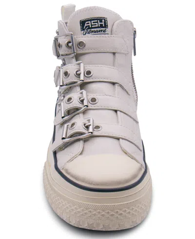 Ash Rainbow Studs High Top Platform Sneaker In Off White