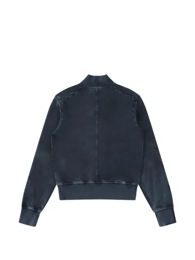 Entire Studios Button-placket Sweater In Blue