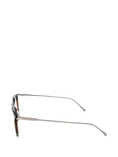 Lacoste Round-frame Glasses In Multi