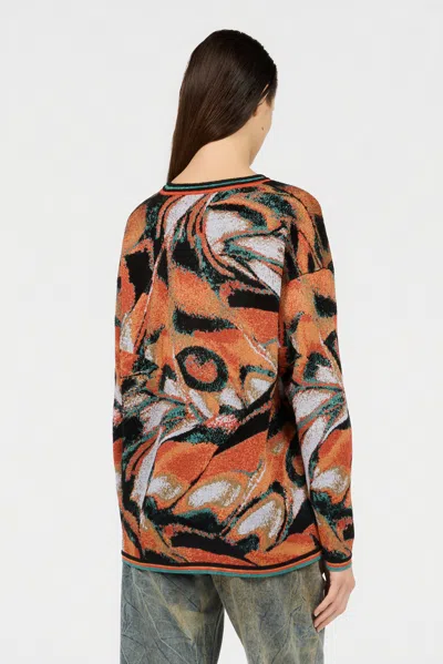 Roberto Cavalli Pullover Mit Butterfly-print In Multi