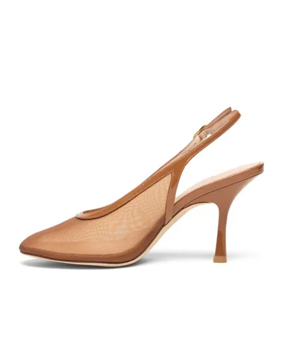 Stuart Weitzman Bareitall Slingback 85 In Brown