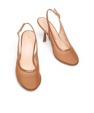 Stuart Weitzman Bareitall Slingback 85 In Brown