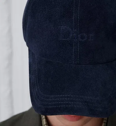 Dior Placed Cap In Blue