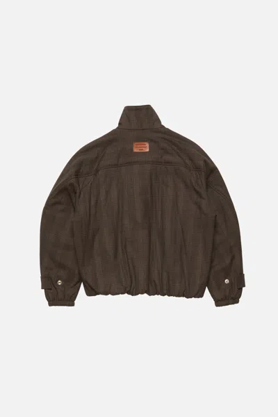 Acne Studios Wool Jacket In Brown/black