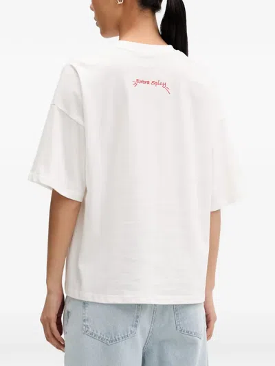 Never Fully Dressed Graphic-print T-shirt In White