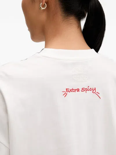 Never Fully Dressed Graphic-print T-shirt In White
