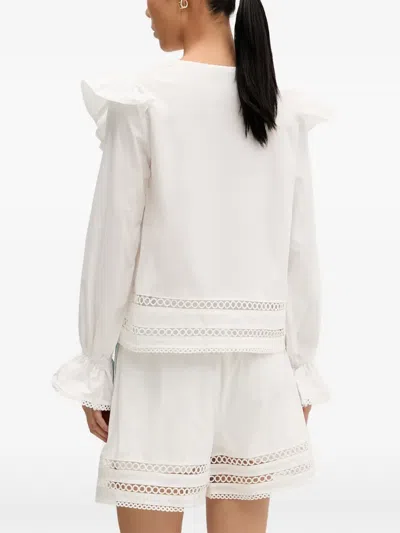 Never Fully Dressed Dreamer Willa Blouse In White