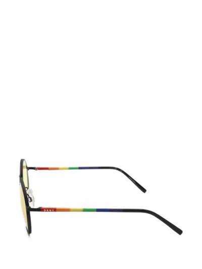Dkny Pride Round-frame Sunglasses In Multi