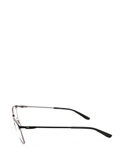 Under Armour Rectangle-frame Glasses In Black