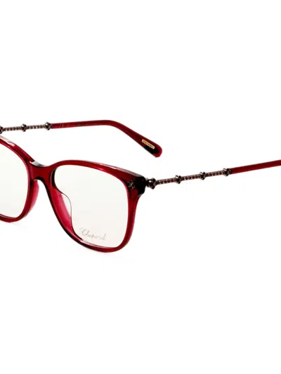 Chopard Square-frame Glasses In Burgundy