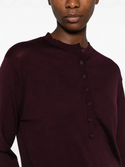 Vicolo Button-placket Sweater In Multi