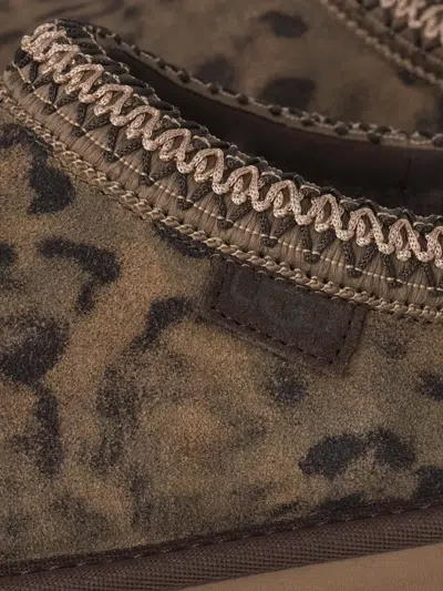 Ugg Tasman Leopard-print Mules In Multi