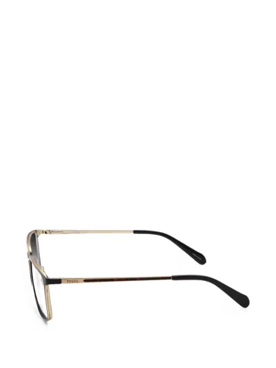 Fossil Rectangle-frame Glasses In Black