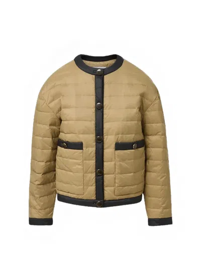 Veronica Beard Pearson Dickey Down Jacket In Nude