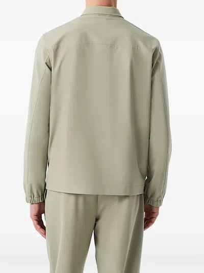 Alpha Tauri Zip-up Flap-pocket Jacket In Black