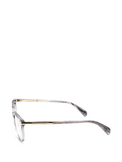 Rag & Bone Eyewear Rectangle-frame Glasses In Grey