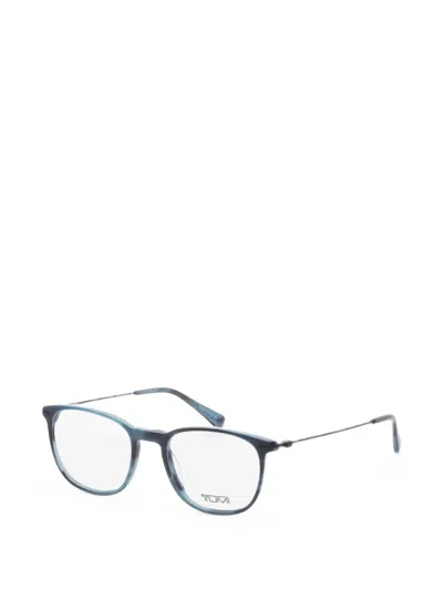 Tumi Square-frame Glasses In Blue