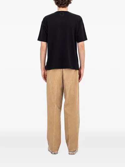 Visvim Cotton Oversized Printed Crew-neck T-shirt In Black