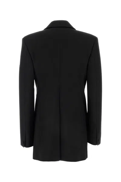 Givenchy Stretch Wool Blend Blazer In Black