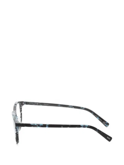 Tumi Mottled-effect Round-frame Glasses In Multi