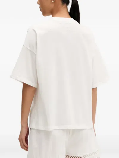 Never Fully Dressed Graphic-print T-shirt In White