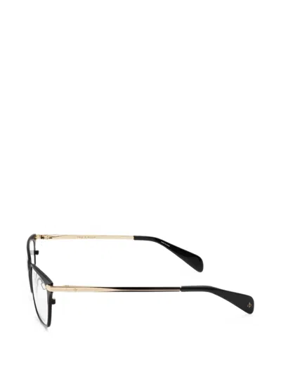 Rag & Bone Eyewear Rectangle-frame Glasses In Black