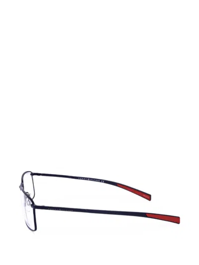 Tommy Hilfiger Rectangle-frame Glasses In Gray