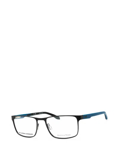 Under Armour Rectangle-frame Glasses In Black