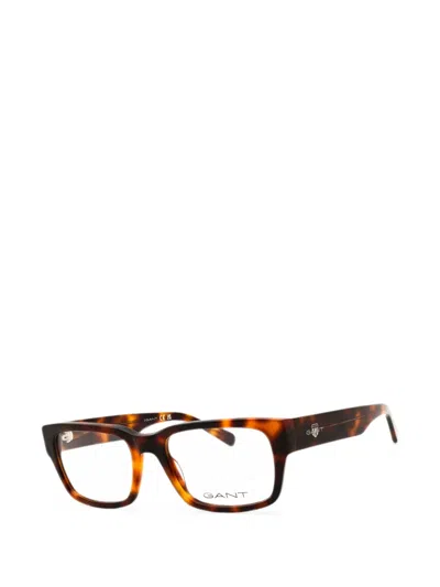 Gant Rectangle-frame Glasses In Multi