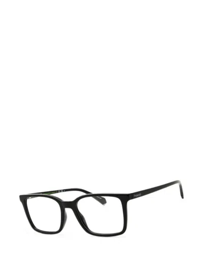 Polaroid Rectangle-frame Glasses In Black