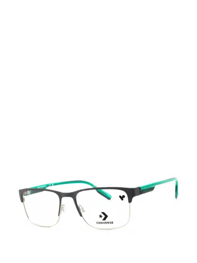 Converse Cv3000 Metal-frame Rectangular Eyeglasses In Blue