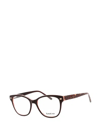 Bebe Leopard-print Glasses In Brown