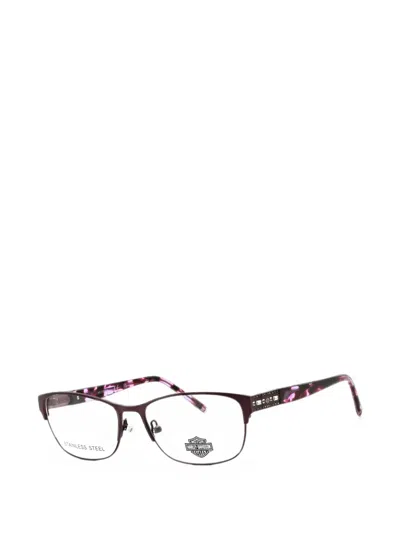 Harley-davidson Rectangle-frame Glasses In Multi