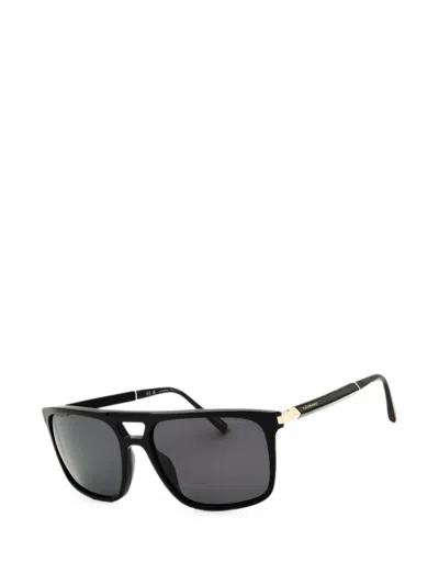 Chopard Sch311700p Aviator Full Rim Sunglasses In Black