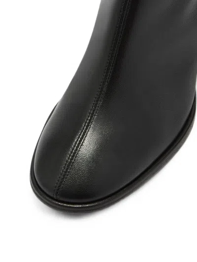 Aeyde Catherine Zip-up Tall Boots In Black