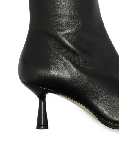 Aeyde Catherine Zip-up Tall Boots In Black