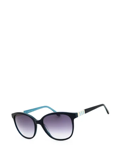 Draper James Gradient Rectangular-frame Sunglasses In Blue