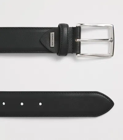 Corneliani Leather Belt In Black