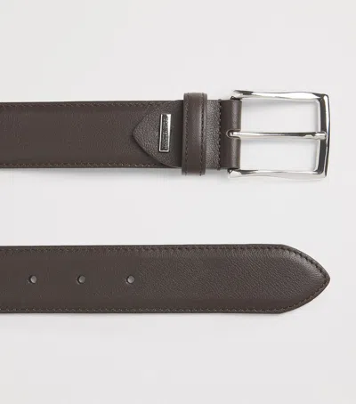 Corneliani Leather Belt In Brown