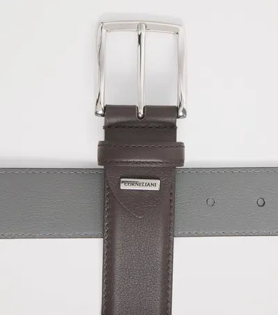 Corneliani Leather Belt In Brown