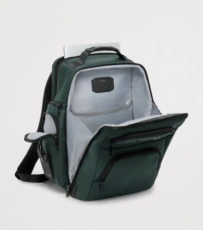 Tumi Alpha 4  Brief Pack Backpack In Green